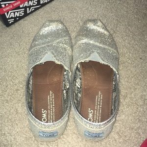 Toms Silver Glitter Classics